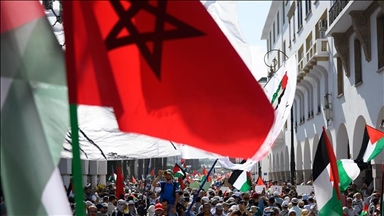 وقفة في تطوان المغربية دعما لفلسطين ورفضا للإبادة بغزة