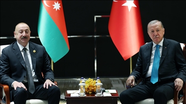 Turkish President Erdogan meets with Azerbaijani counterpart, expresses satisfaction with peace process with Armenia