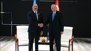 Erdogan s'est entretenu avec son homologue azerbaïdjanais Aliyev