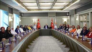 Cumhurbaşkanı ve AK Parti Genel Başkanı Erdoğan, AK Parti'li kadın belediye başkanlarını kabul etti