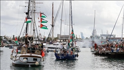 Aid flotilla for Gaza departs Barcelona after weather delay