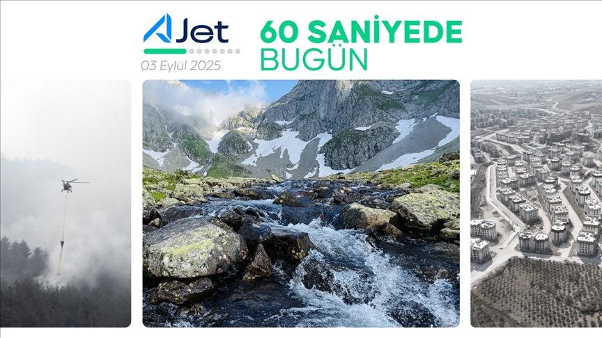 60 saniyede bugün (03 Eylül 2025) 