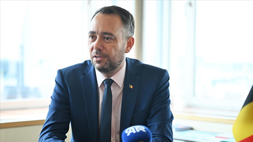 Belçika Dışişleri Bakanı Prevot, ülkesinin Filistin Devleti'ni tanıma kararının ardından AA'ya konuştu
