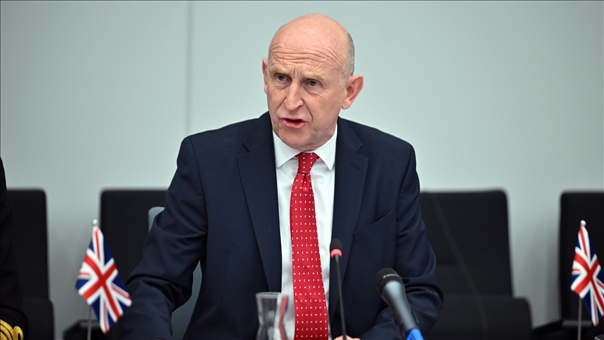 UK defense chief arrives in Ukraine’s capital Kyiv