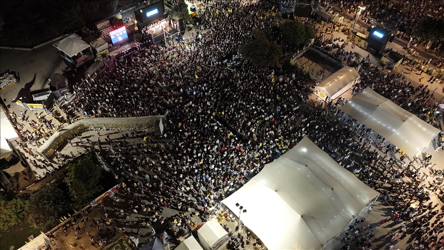 Israeli protesters block Tel Aviv–Jerusalem highway to demand release of hostages in Gaza