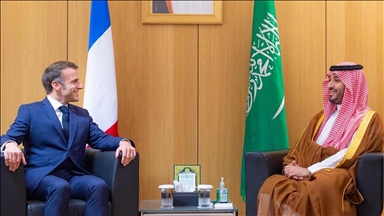 ابن سلمان يبحث مستجدات فلسطين مع ماكرون ويدعو لوقف الحرب على غزة