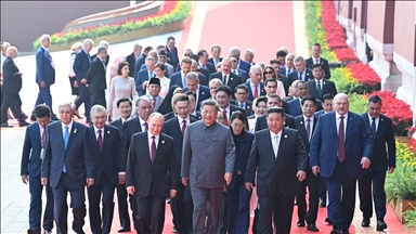 China's largest military parade begins in Beijing with world leaders attending