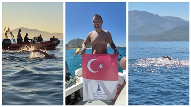 Tuna Tunca, Cebelitarık Boğazı'nı geçen otizmli ilk Türk sporcu oldu