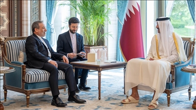 الأمير تميم يتلقى رسالة من بزشكيان ويبحث مع عراقجي وقف الإبادة بغزة