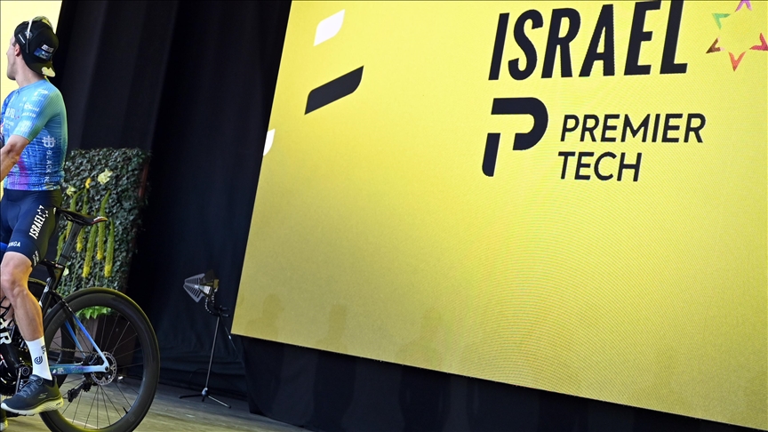 Israeli cycling team removes country’s name from jerseys amid protests in Spain