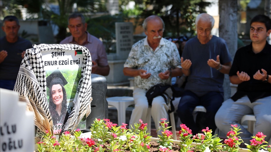 İsrail askerlerince katledilen Ayşenur Ezgi Eygi, vefatının 1. yılında anıldı
