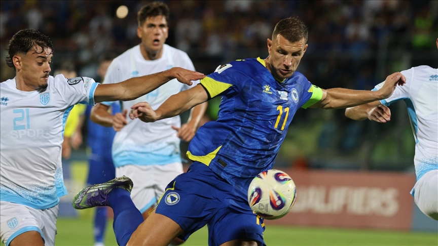 BiH slavila protiv San Marina sa visokih 6:0, dva gola Edina Džeke u dvije minute