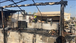 ئاگر لە کەمپێکی ئاوارەکانی شنگالی لە زاخۆ کەوتەوە