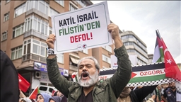Birçok ilde Küresel Sumud Filosu'na destek yürüyüşü düzenlendi