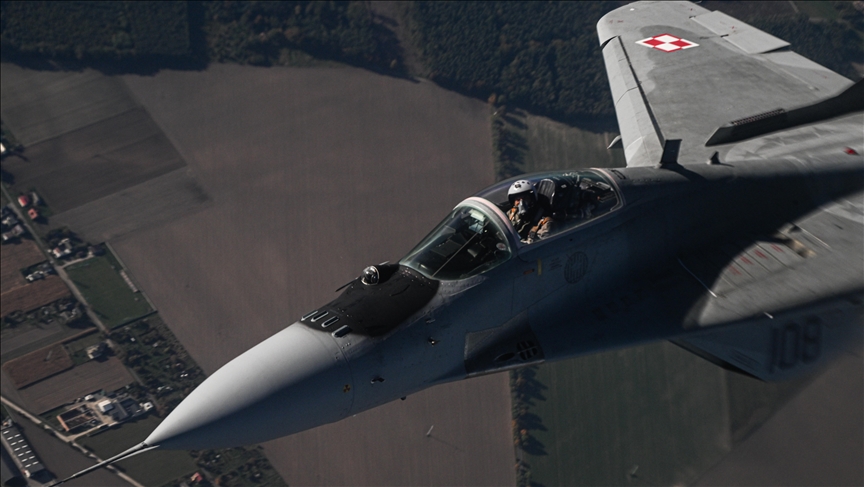 Poland and allies scramble aircraft after Russian strikes on Ukraine