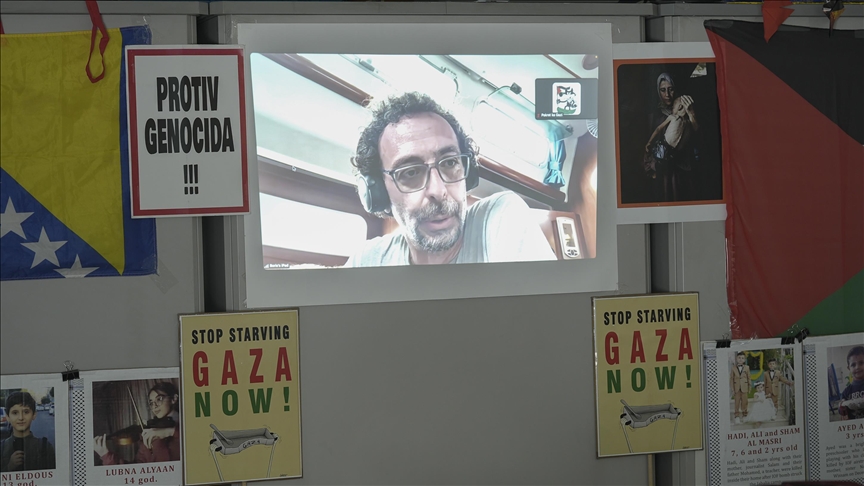Bosnian activist says Israel may open fire to block humanitarian aid flotilla