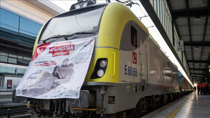 Türkiye'nin insani yardım malzemesi taşıyacak "23. İyilik Treni", Afganistan'a uğurlanacak