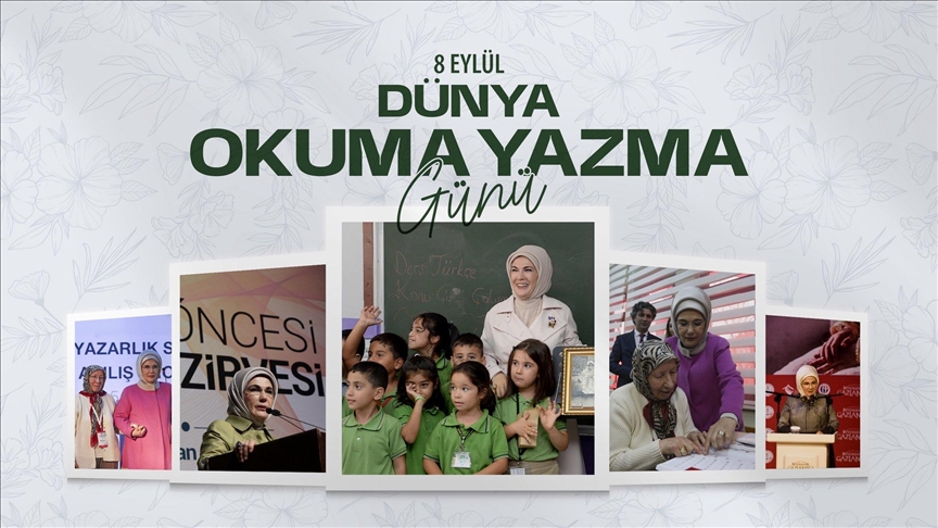 Emine Erdoğan'dan "Dünya Okuma Yazma Günü" paylaşımı