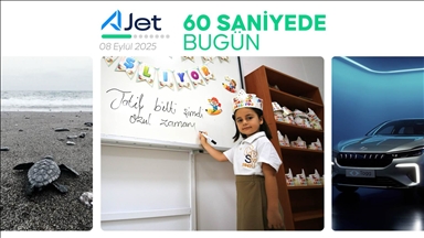 60 saniyede bugün (08 Eylül 2025)