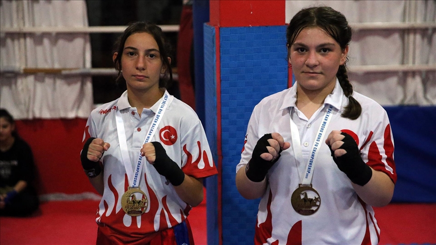 Ordulu 14 yaşındaki wushucuların yeni hedefi milli takıma girebilmek