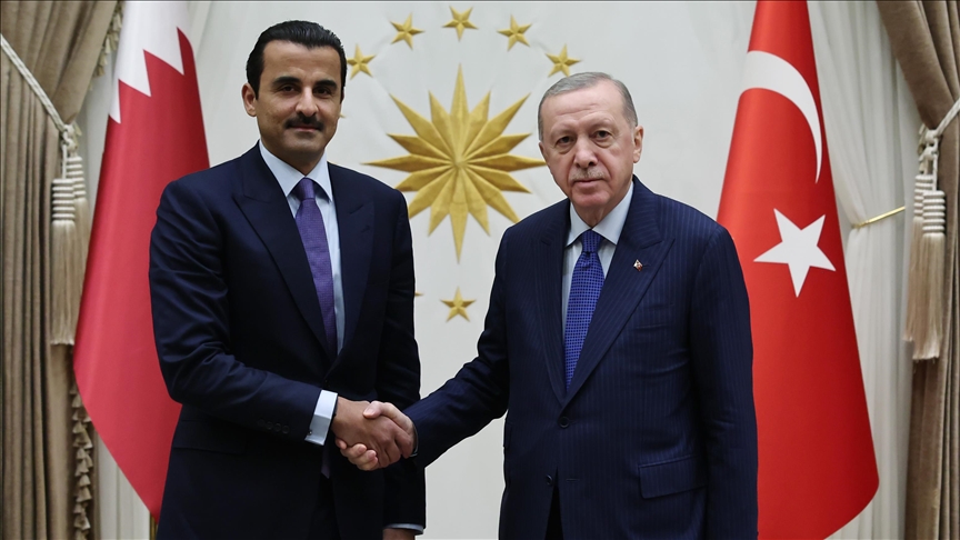 Cumhurbaşkanı Erdoğan, Katar Emiri Al Sani ile telefonda görüştü