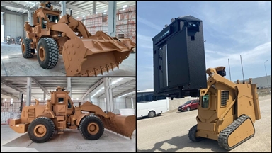 Zırhlı iş makinesi TOSUN bu kez ihracat yolunu açtı 