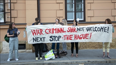 Protesta kundër ministrit të Jashtëm izraelit në Kroaci: "Krimineli i luftës Saar nuk je i mirëpritur"
