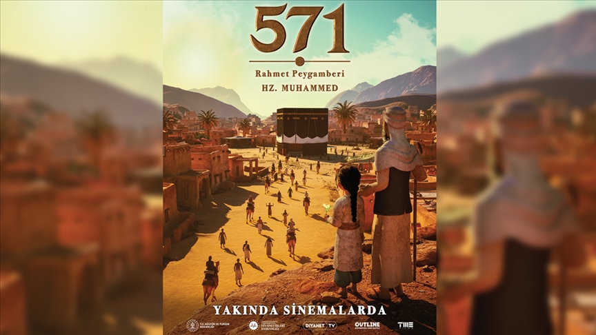 Diyanet İşleri Başkanlığınca hazırlanan "571 Rahmet Peygamberi" filmi gösterime giriyor