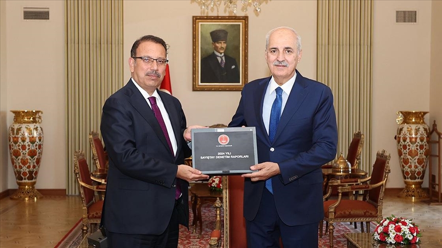 TBMM Başkanı Kurtulmuş, Sayıştay Başkanı Yener'i kabul etti