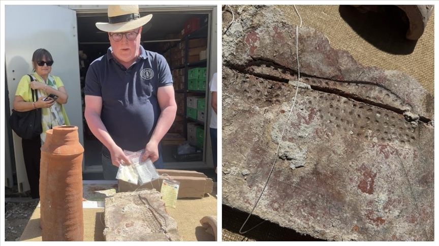 Sagalassos Antik Kenti'nde bulunan 2 bin yıllık kadın ayak izi araştırılıyor