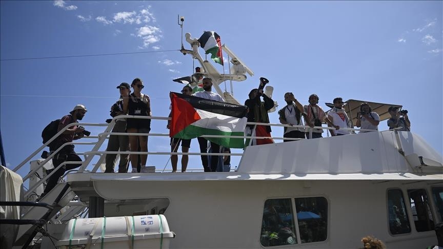 ناشط تركي في "أسطول الصمود": سنبذل قصارى جهودنا من أجل غزة