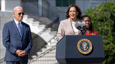 Harris denounces 'recklessness' of deferring to Biden on second term