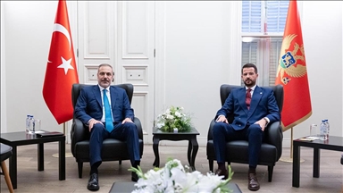 Dışişleri Bakanı Fidan, Karadağ Cumhurbaşkanı Milatovic tarafından kabul edildi