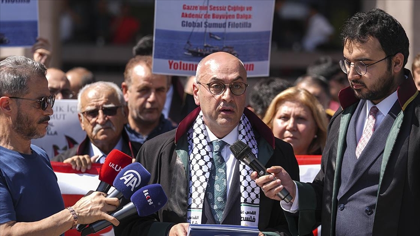 İsrail'in Küresel Sumud Filosu'na yönelik saldırılarına suç duyurusu
