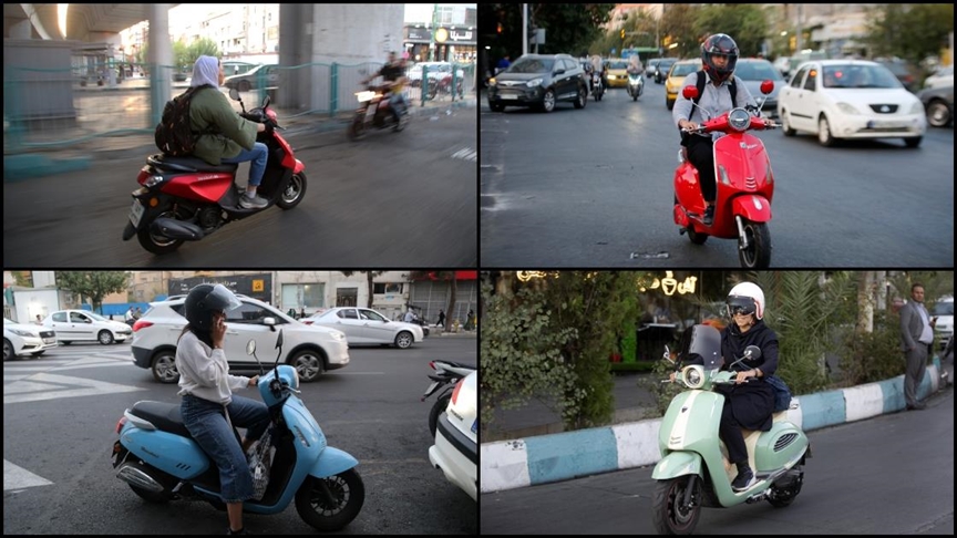 İran’da kadınlar motosiklet ehliyeti almanın önündeki engellerin kalkmasını istiyor