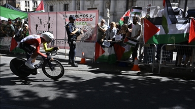 Novi antiizraelski protesti tokom 18. etape španske Vuelte