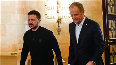 Zelenskyy, Poland’s Tusk discuss response after Russian drones violate airspace