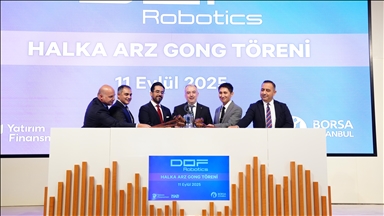 Borsa İstanbul'da gong DOF Robotik Sanayi AŞ için çaldı