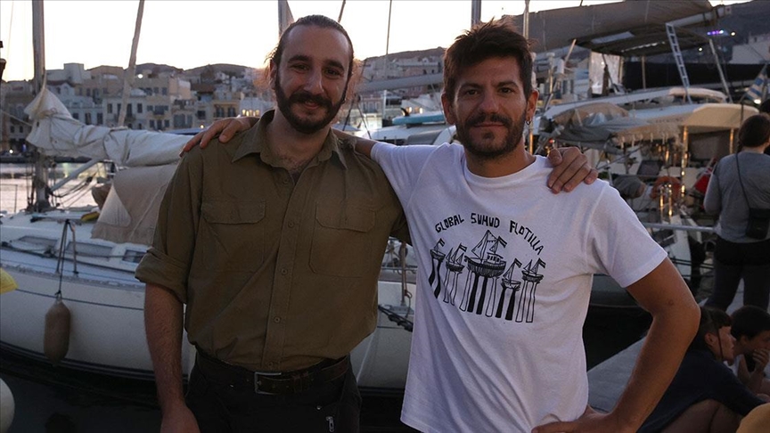 Yunan aktivist Paris Lafçis'e göre Küresel Sumud Filosu yolculuğu tarihi bir sorumluluk