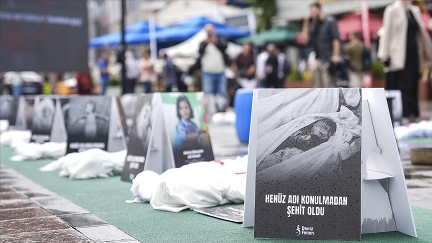 Deniz Feneri Derneğinden Eyüpsultan'da Gazze için farkındalık etkinliği