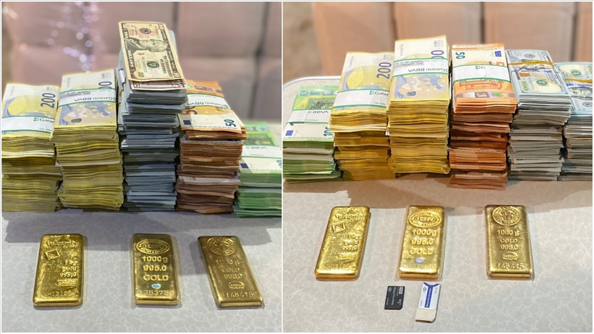 Manavgat Belediyesine yönelik operasyonda zirai depoya saklanmış altın ve döviz ele geçirildi