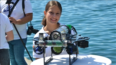 Sinop'ta geliştirilen insansız deniz aracının prototipi tanıtıldı 