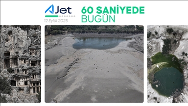 60 saniyede bugün (12 Eylül 2025)