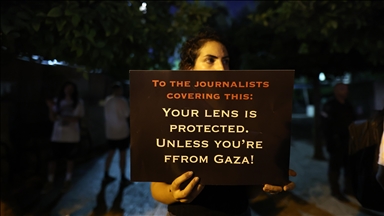 Protestë në Haifa të Izraelit kundër urisë në Gaza dhe sulmeve ndaj gazetarëve