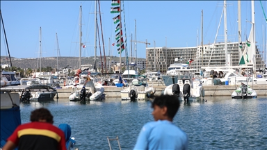 1st ship of Maghreb Sumud Flotilla departs from Tunisia’s Sidi Bou Said port to Bizerte