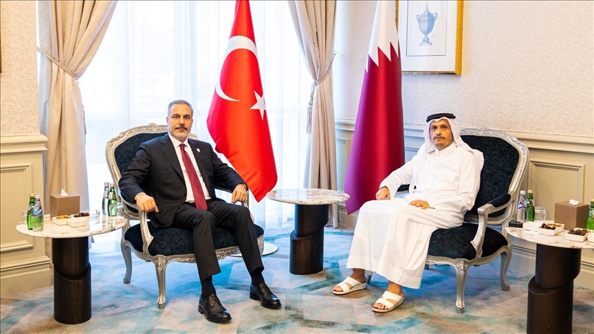 الدوحة.. فيدان يلتقي بنظرائه في قطر ومصر والعراق وباكستان