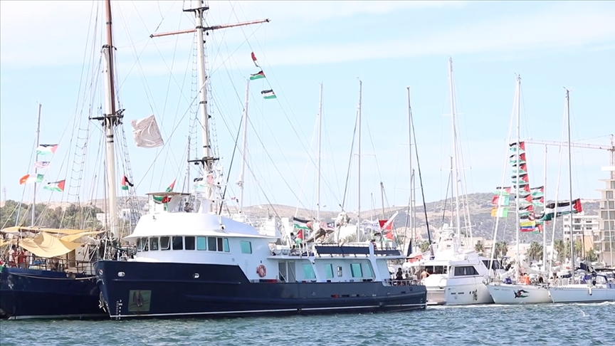 Küresel Sumud Filosu'ndaki 10 tekne daha Tunus'tan Gazze’ye doğru çıktı