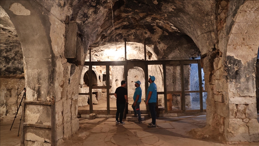 Nevşehir'de geçmişte "akıl hastanesi" olarak kullanılan yer altı manastırının turizme kazandırılması planlanıyor