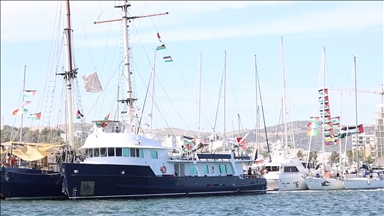 Küresel Sumud Filosu'ndaki 10 tekne daha Tunus'tan Gazze’ye doğru çıktı