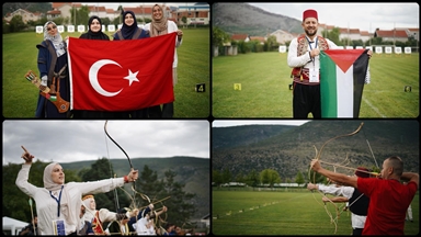 Bosna Hersek'te "Mostar Okçuluk Yarışması" gerçekleştirildi